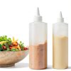 BRIGHTFROM Condiment Squeeze Bottles, 16 OZ Empty Squirt Bottle with Twist Top Cap, Leak Proof - Great for Ketchup, Mustard, Syrup, Sauces, Dressing, Oil, Arts and Crafts, BPA FREE Plastic - 2 PACK-3