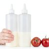BRIGHTFROM Condiment Squeeze Bottles, 16 OZ Empty Squirt Bottle with Twist Top Cap, Leak Proof - Great for Ketchup, Mustard, Syrup, Sauces, Dressing, Oil, Arts and Crafts, BPA FREE Plastic - 2 PACK-5