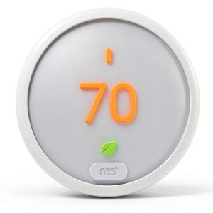 Nest Thermostat E Programmable Smart Thermostat for Home, App Controlled via Wifi, Programmable, Compatible with Alexa and Google Assistant, Frosted White Color (T4002ES)-0