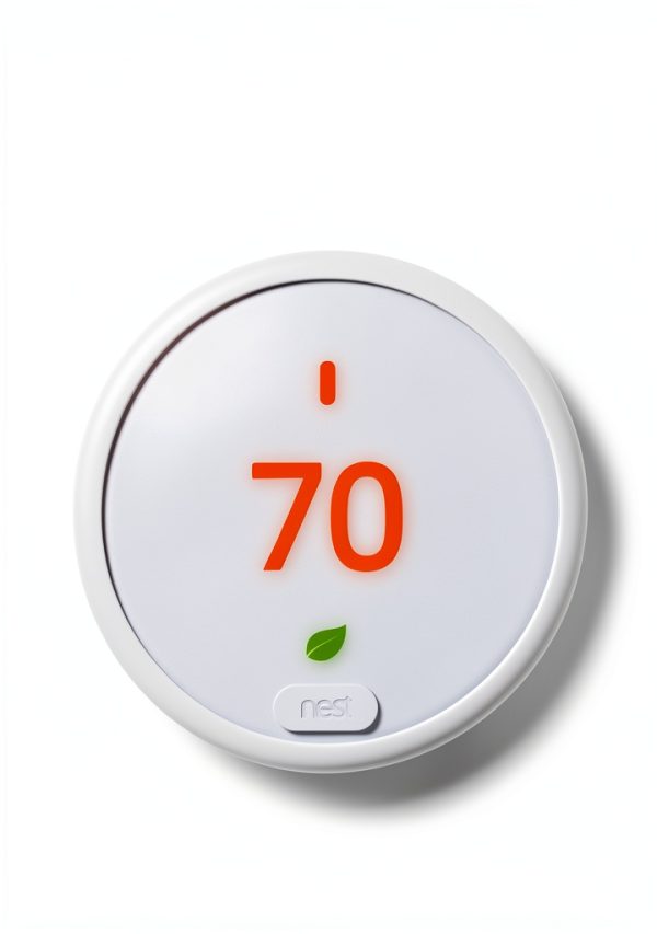 Nest Thermostat E Programmable Smart Thermostat for Home, App Controlled via Wifi, Programmable, Compatible with Alexa and Google Assistant, Frosted White Color (T4002ES)-3